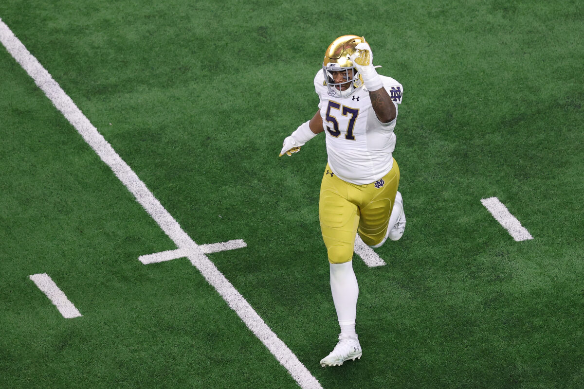 Notre Dame defender offers dynamite quote about Irish defensive line