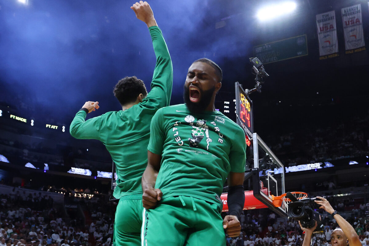 Jaylen Brown and Jayson Tatum’s top dunks from their Eastern Conference Championship run with the Boston Celtics last season