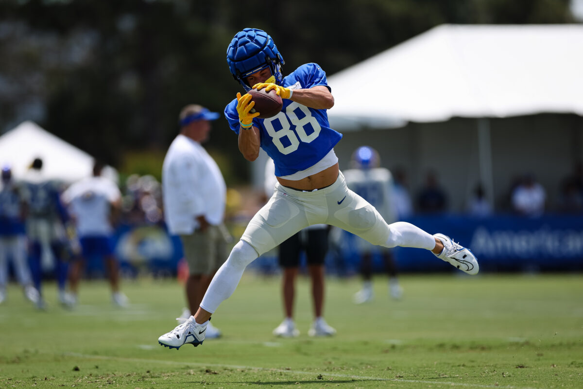 Brycen Hopkins has finally become the No. 2 TE the Rams expected him to be