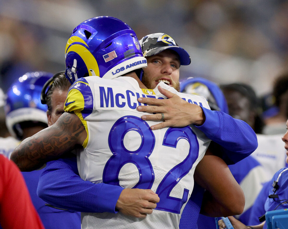 Mic’d up: Lance McCutcheon gets lesson from Cooper Kupp during Rams-Bengals game