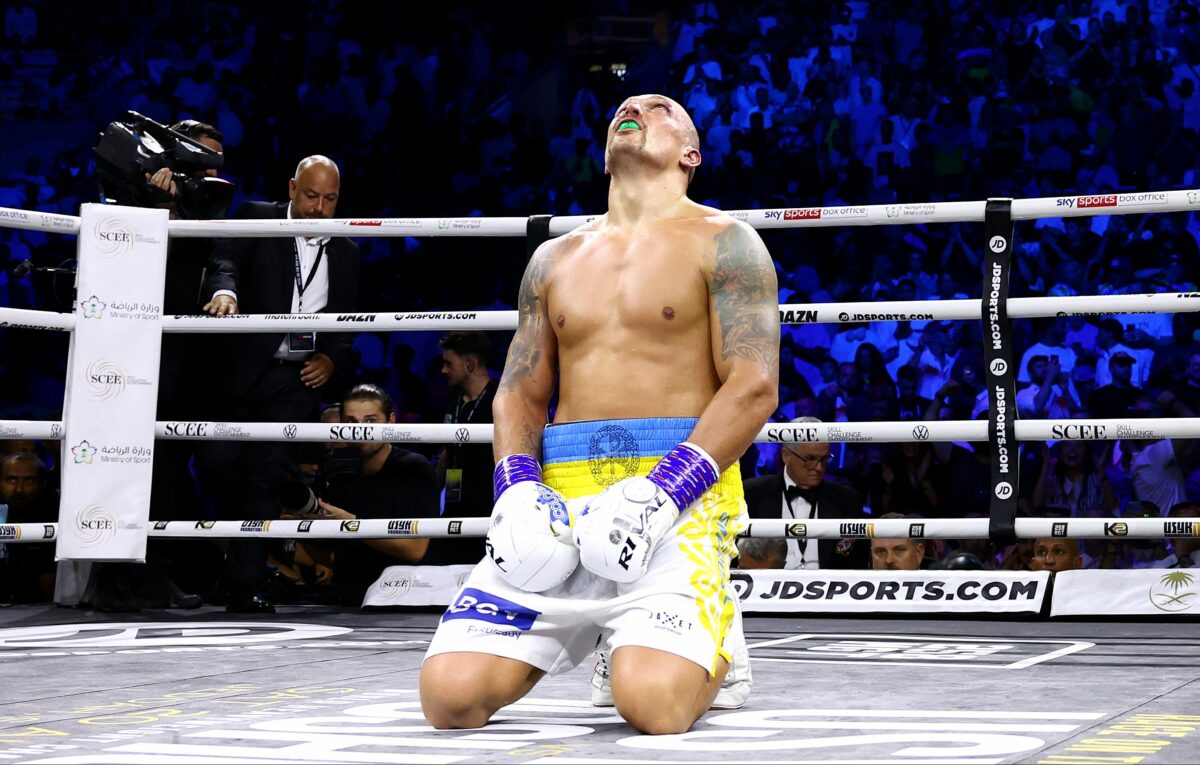 Photos: Oleksandr Usyk retains heavyweight titles in rematch with Anthony Joshua