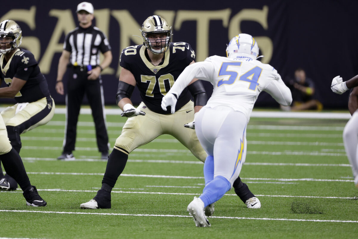 Saints 1st-round pick Trevor Penning out indefinitely with foot injury