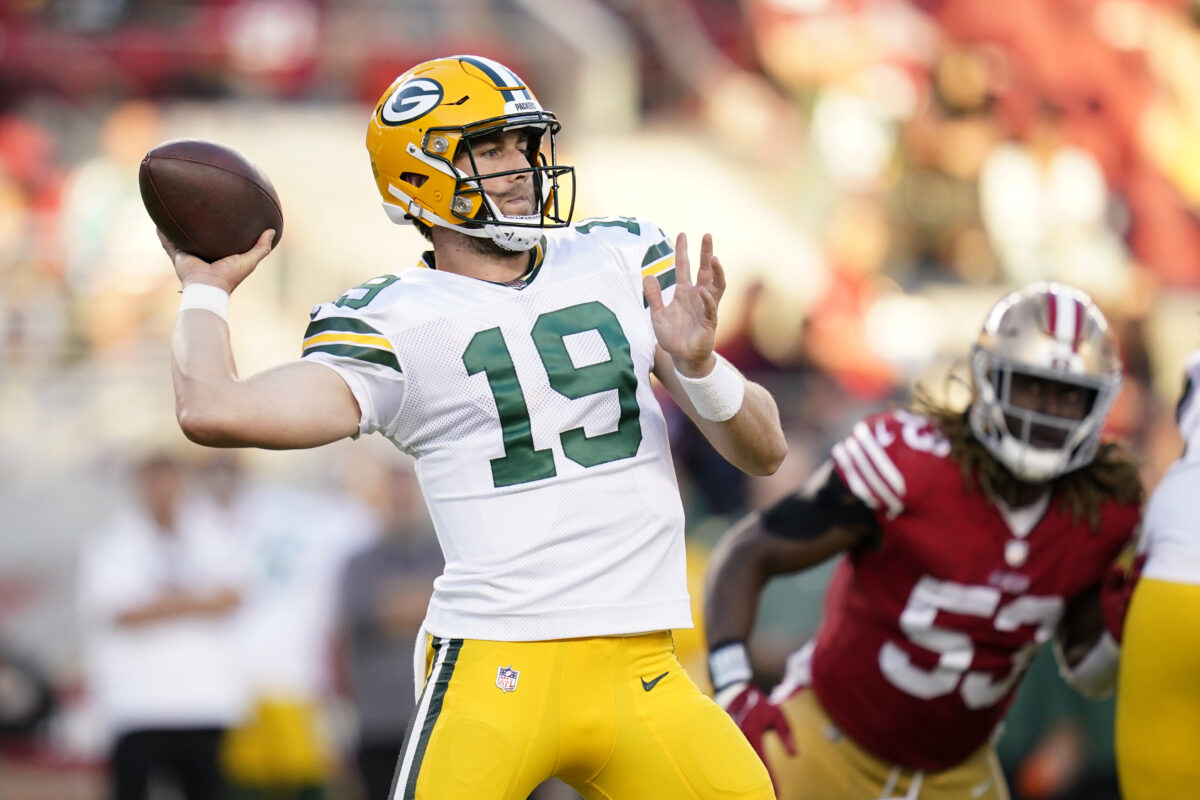 Packers signing QB Danny Etling to practice squad