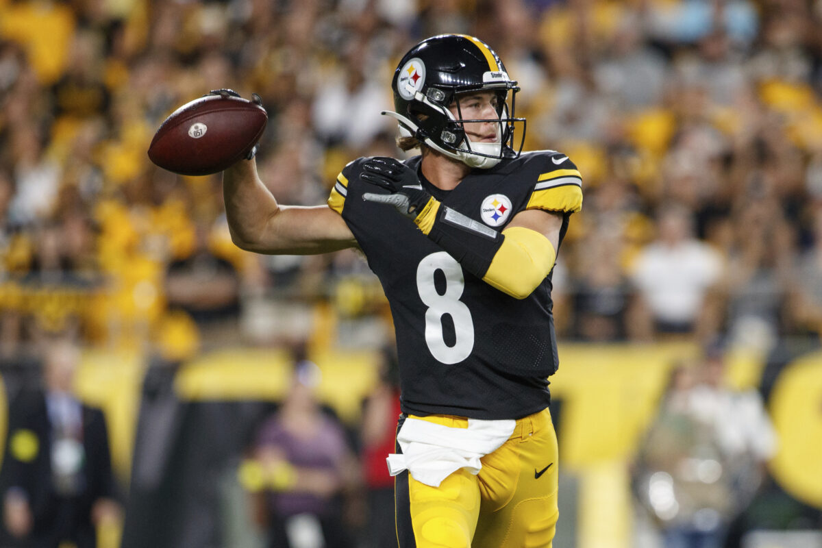 Check out Steelers QB Kenny Pickett’s best plays from Saturday