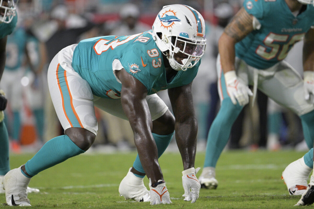 Dolphins waive UDFA DL Owen Carney Jr.