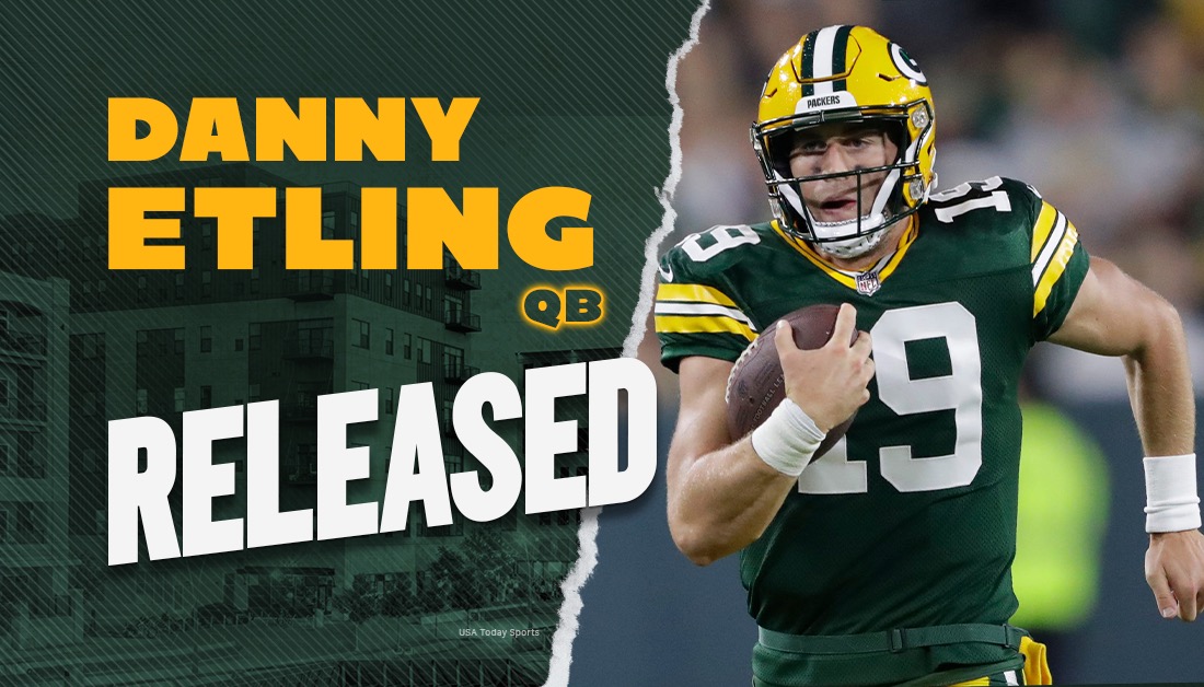 Packers releasing quarterback Danny Etling during final cuts