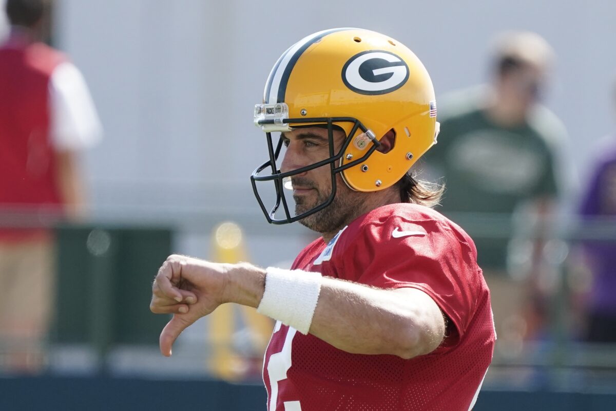 Frustrating practices vs. Saints has Aaron Rodgers criticizing his receivers