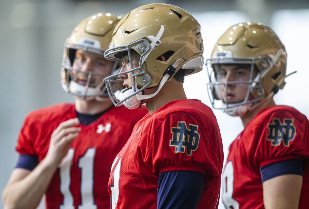 Which position group for Notre Dame that ESPN believes has CFP implications
