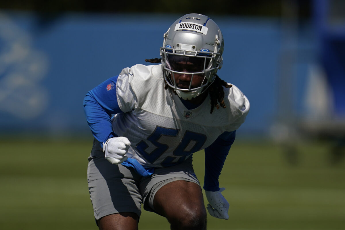Sixth-round rookie James Houston among the Lions roster cuts