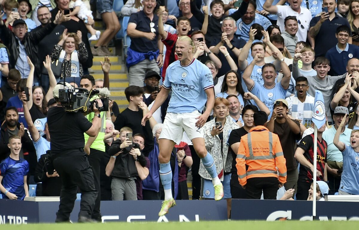 Erling Haaland explodes for second-half hat trick in Manchester City win over Crystal Palace