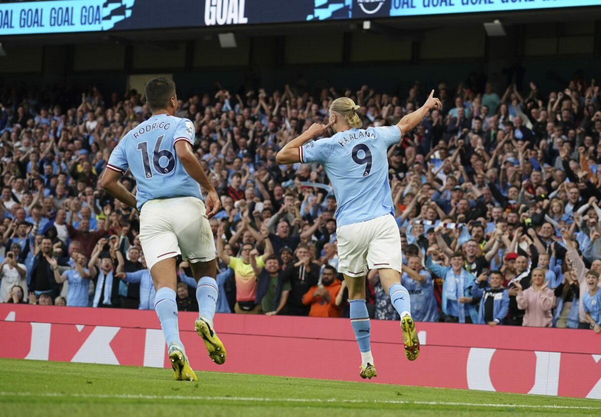 Erling Haaland scores another hat trick as Man City crushes Nottingham Forest