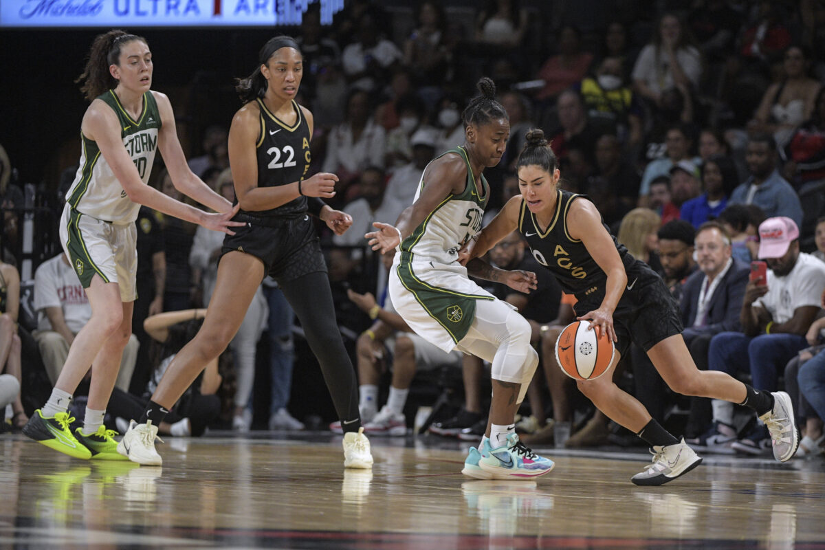 The Las Vegas Aces playing the Seattle Storm looks more like an All-Star game lineup than a playoff series