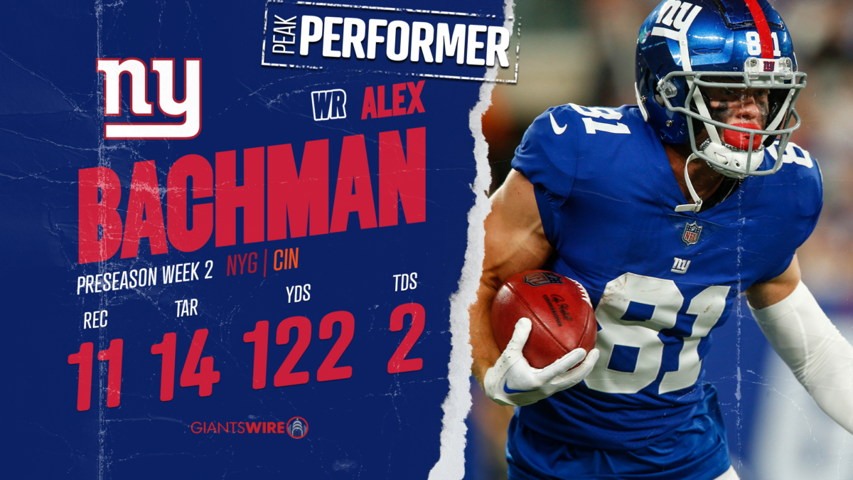 Alex Bachman’s do-it-all performance encourages Giants
