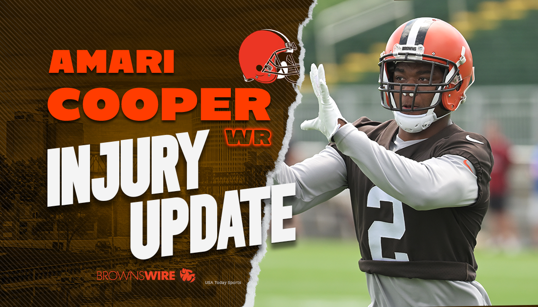 Amari Cooper injury update: Not practicing, injury not severe