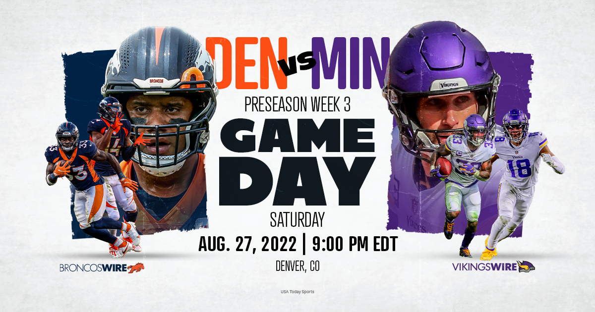 Vikings vs Broncos: 3 things to watch for during Saturday night’s game