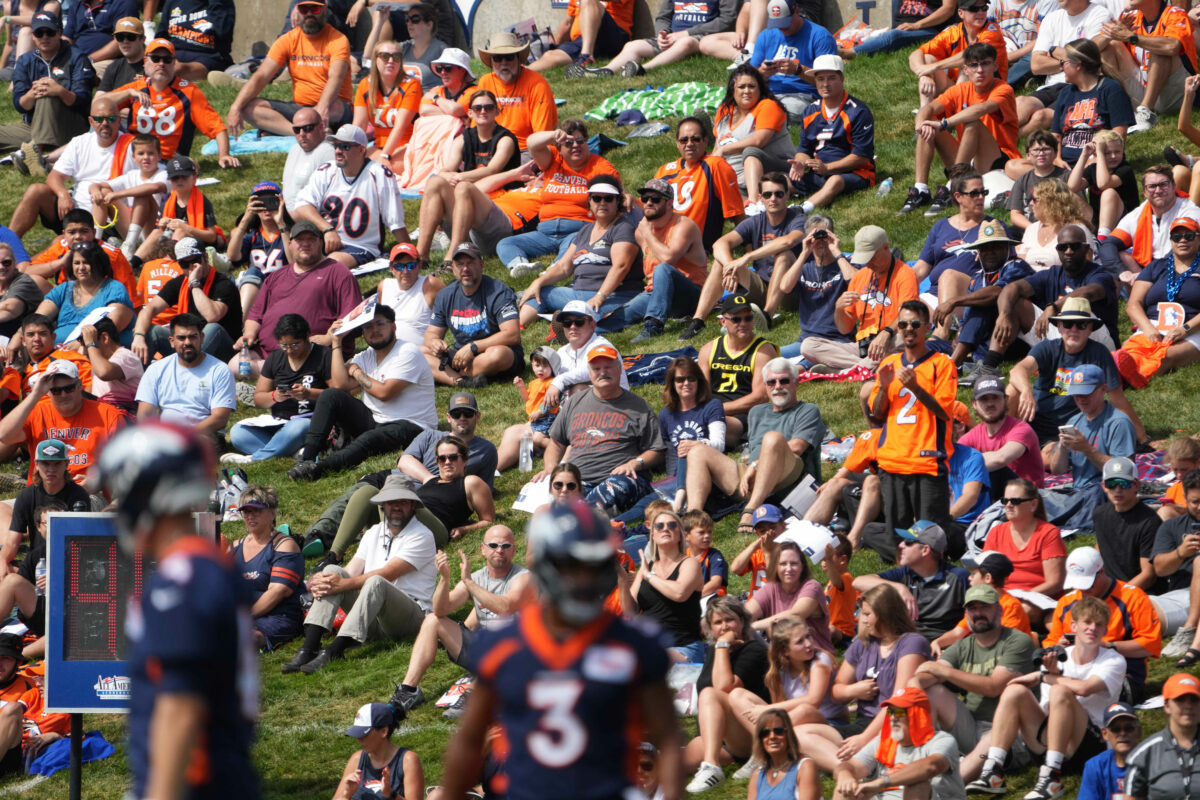 Broncos training camp schedule for August
