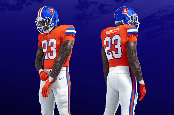 These fan-made Broncos uniforms are brilliant