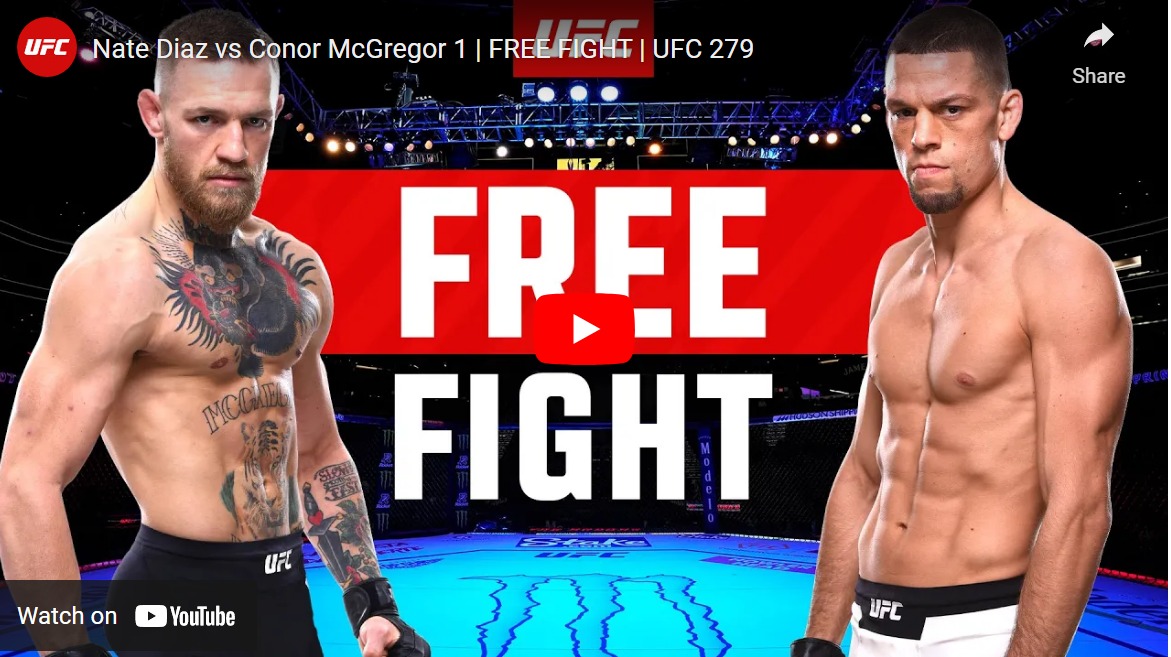 UFC 279: Nate Diaz sorprende y le da a Conor McGregor su primera derrota en la UFC