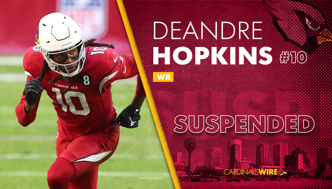 DeAndre Hopkins’ suspension officially begins