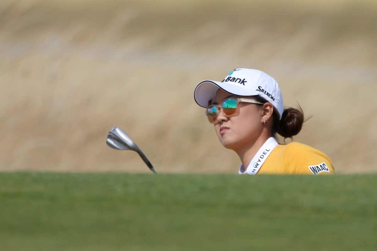 See how Jin Young Ko, Minjee Lee, Nelly Korda–the top three women in the world all grouped together–fared on historic day at Muirfield at AIG Women’s British Open