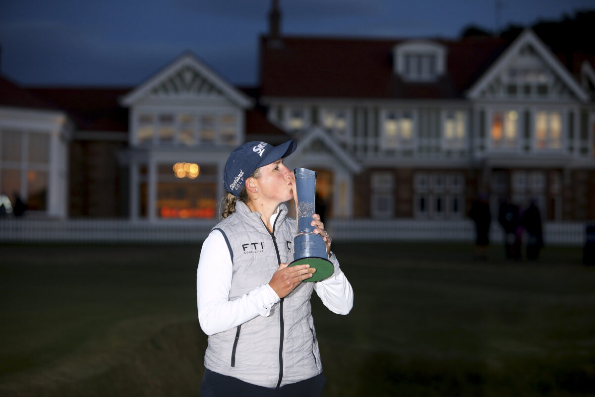 Ashleigh Buhai becomes first woman to win a major at Muirfield, claiming AIG Women’s British Open after four playoff holes
