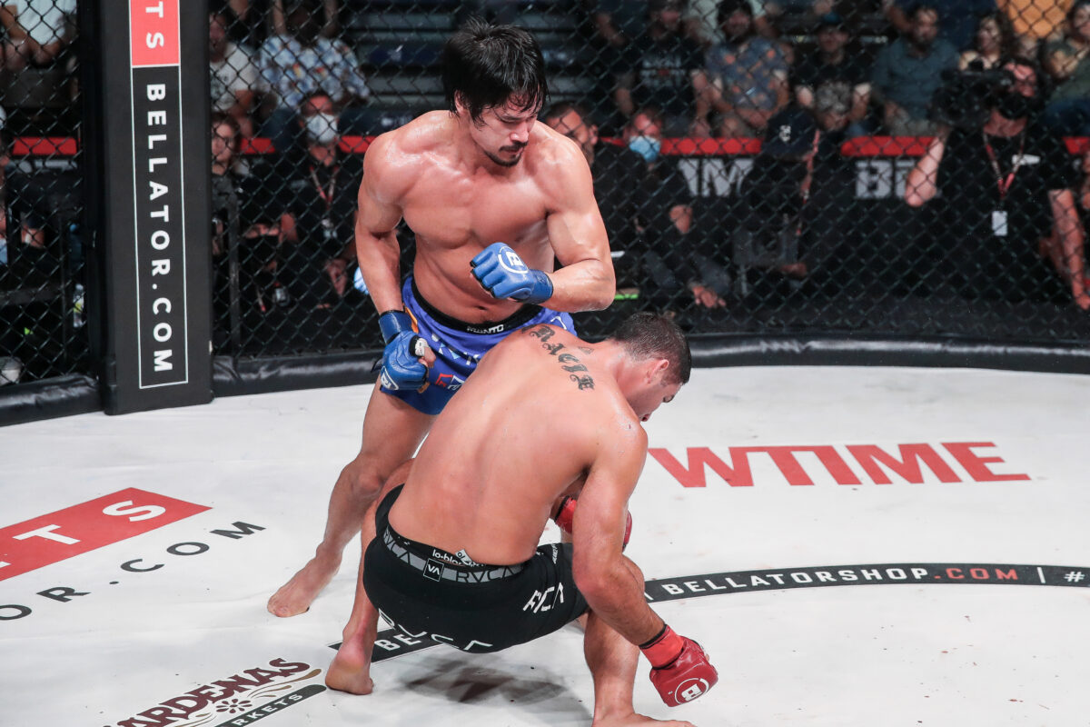 Goiti Yamauchi def. Neiman Gracie at Bellator 284: Best photos