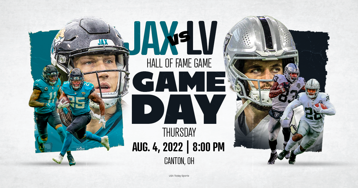 Jacksonville Jaguars vs. Las Vegas Raiders, live stream, NFL Hall of Fame Game, TV channel, time, odds, how to watch