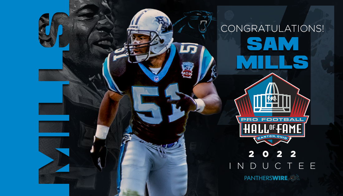 Panthers legend Sam Mills officially enshrined into Pro Football Hall of Fame