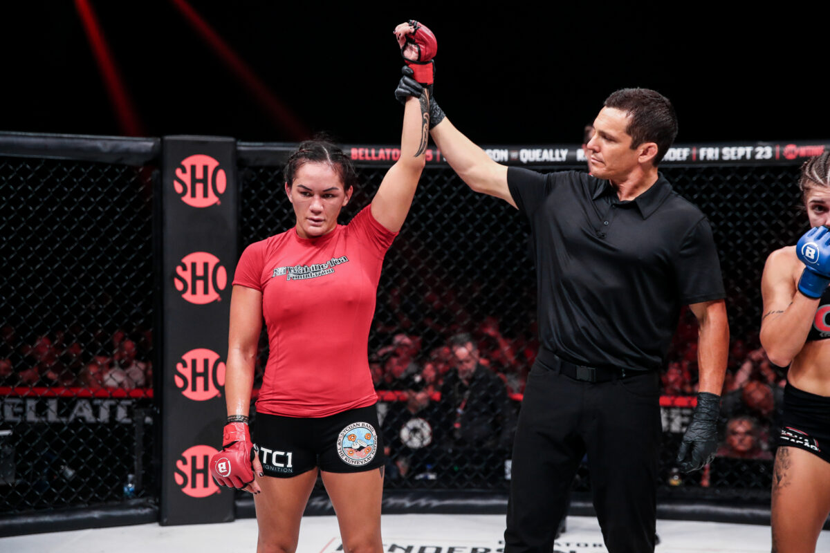 Ex-champ Ilima-Lei Macfarlane eyeing perfect Bellator retirement storyline vs. friend Liz Carmouche