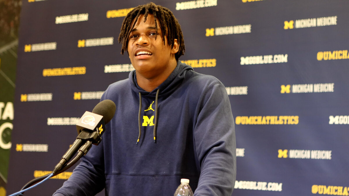 Junior Colson more comfortable, playing faster as he enters his second season with Michigan football