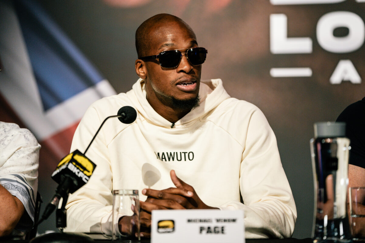 Michael Page sees ‘massive show of nerves’ in Mike Perry ahead of BKFC 27