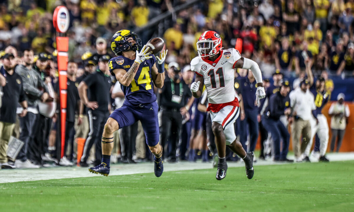 How the Michigan football wide receivers separate themselves amid a loaded room