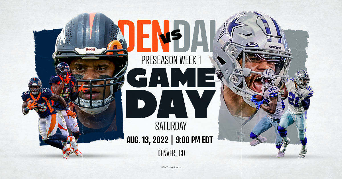 Dallas Cowboys vs. Denver Broncos, live stream, preview, TV channel, time, odds, how to watch NFL Preseason