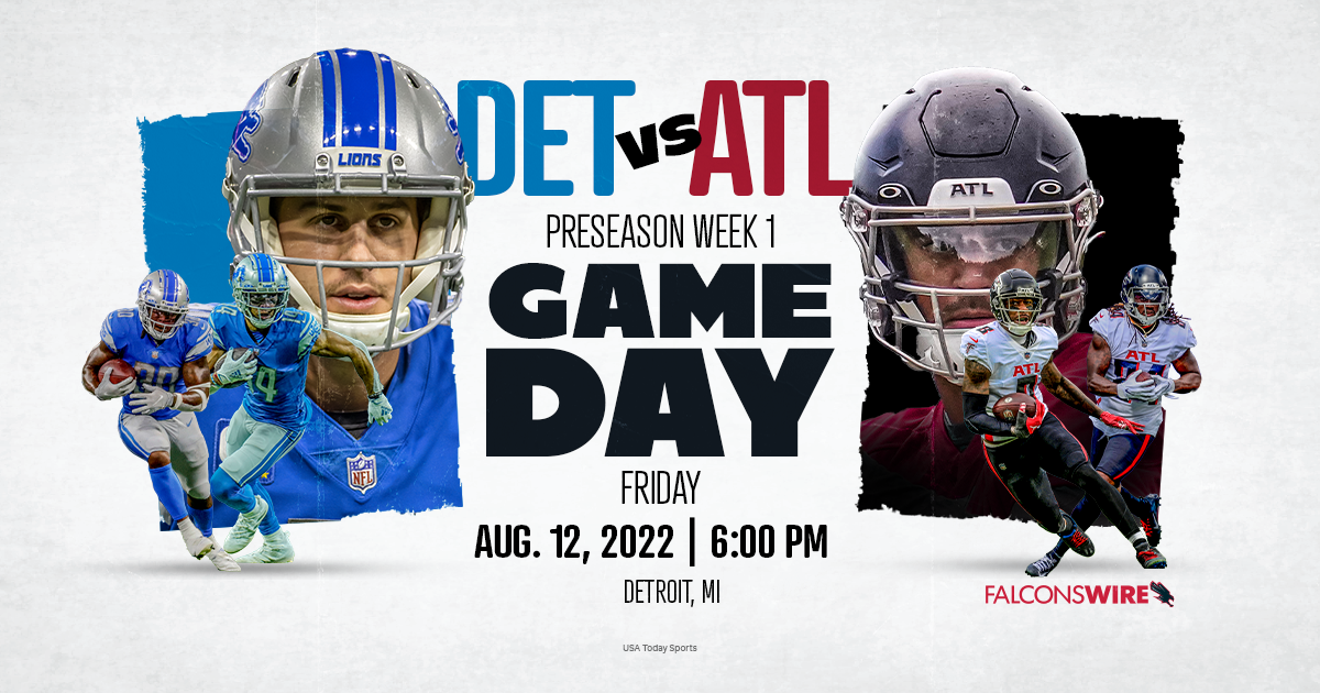 Lions preseason opener: How to watch, listen and stream the matchup with the Falcons