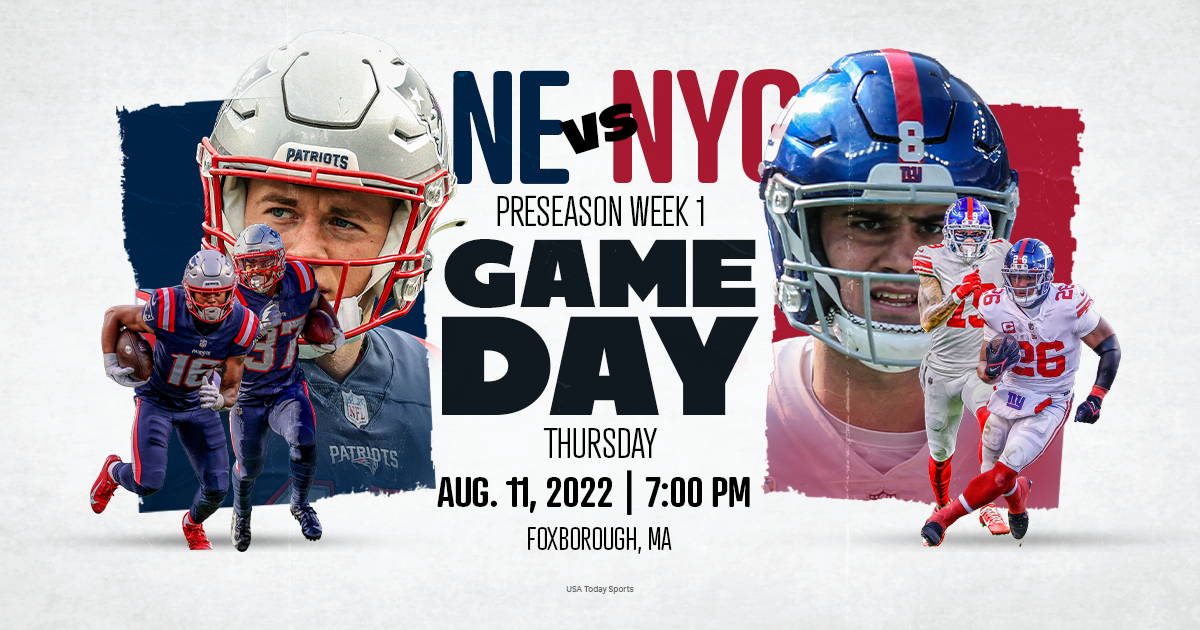 New York Giants vs. New England Patriots, live stream, preview, TV channel, time, odds, how to watch NFL Preseason