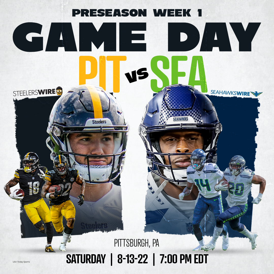 Seahawks vs. Steelers Gameday Info: How to watch, listen or stream preseason Week 1