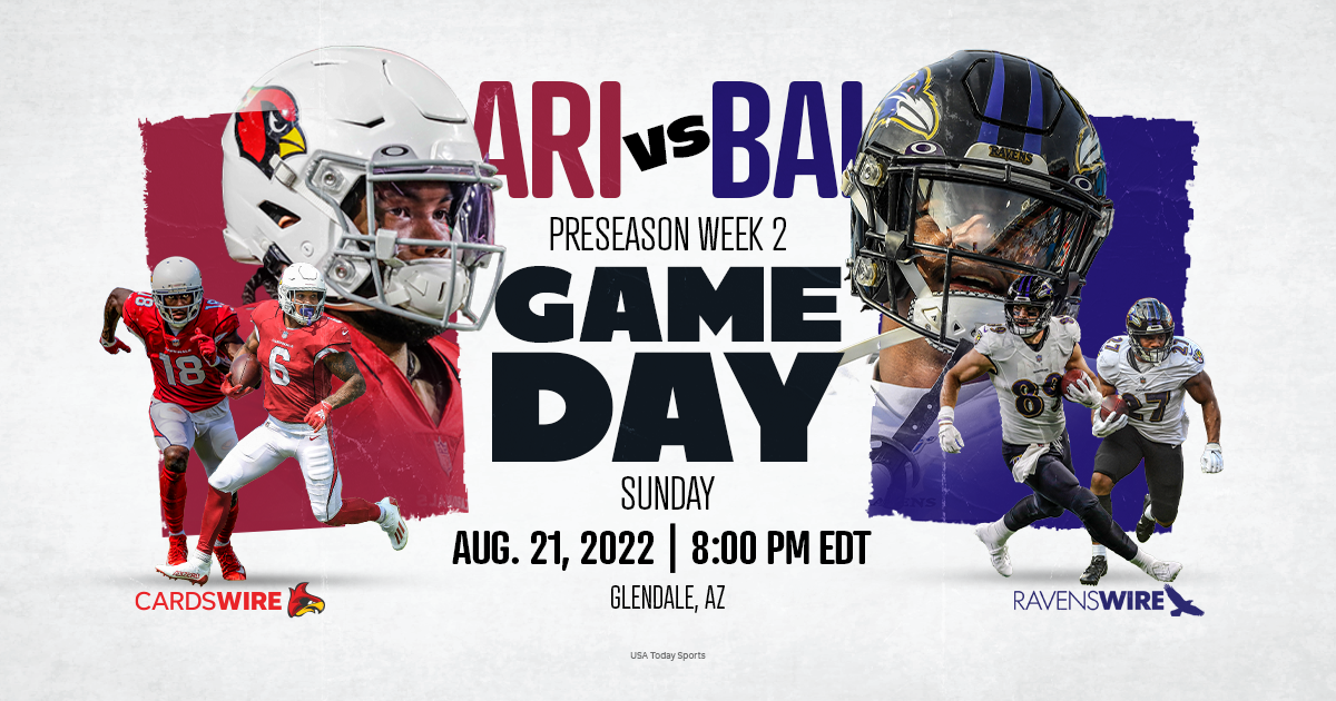 Cardinals-Ravens preseason live scoring updates, updates, reactions