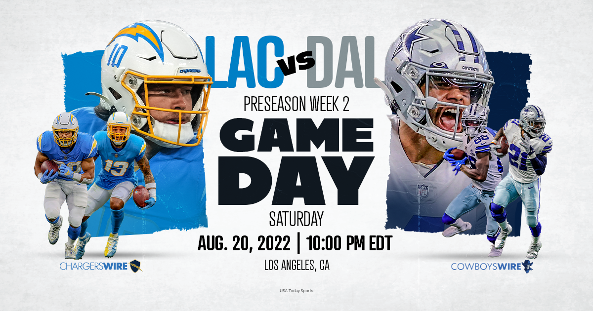 Chargers vs. Cowboys preseason Week 2: How to watch, listen and stream online