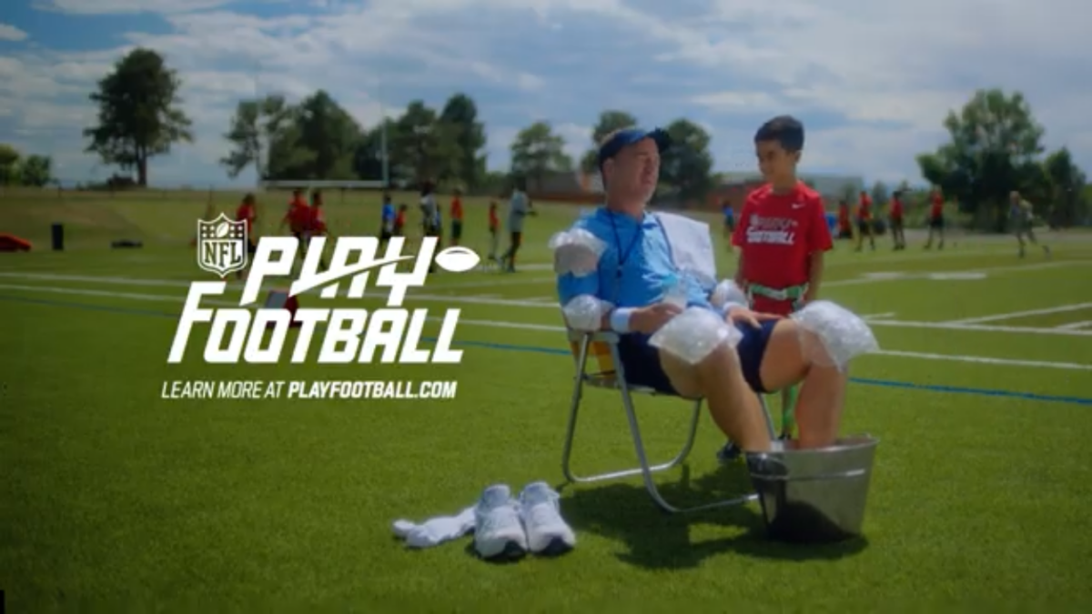 Peyton Manning stars in commercial promoting NFL Play Football