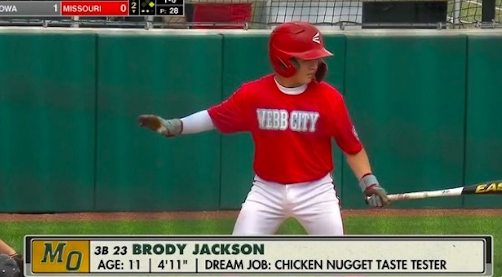 A Little League player listed his dream job as ‘Chicken Nugget Taste Tester’ and fans loved it