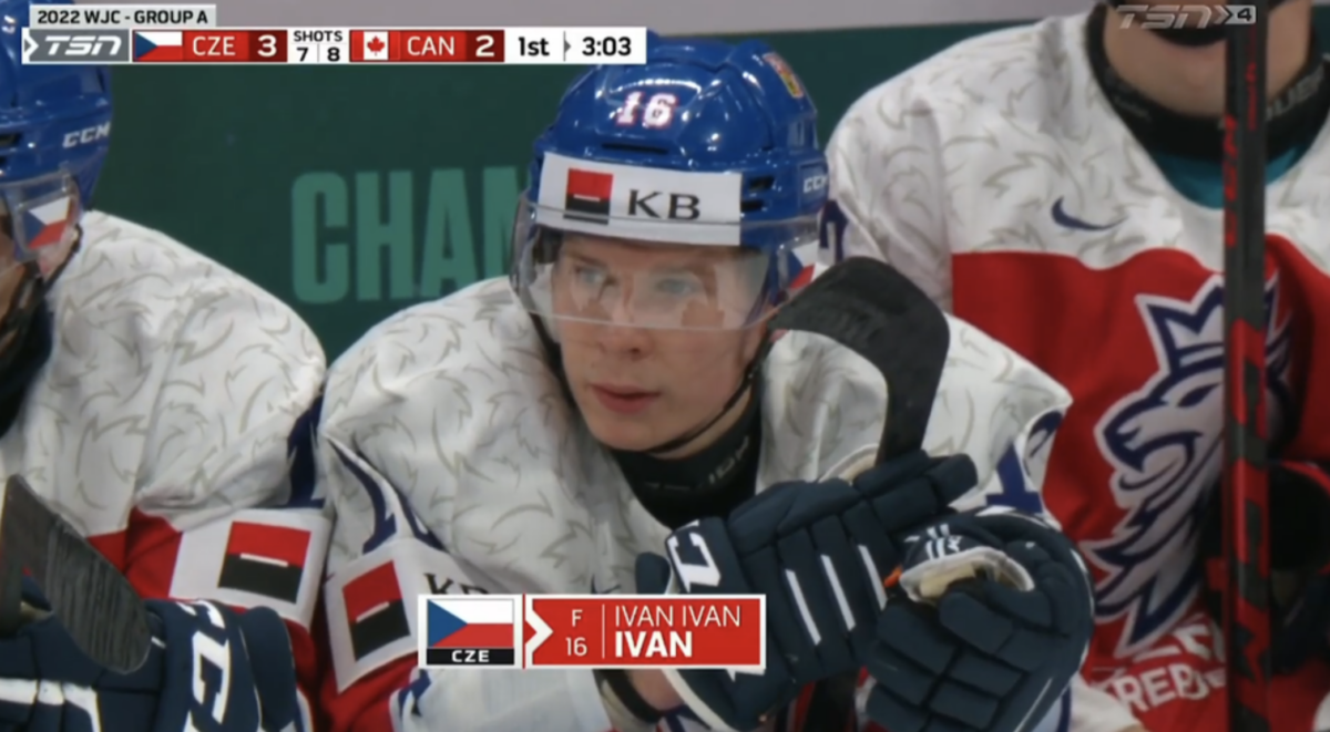 Hockey fans cannot get enough of Ivan Ivan and his incredible name at the 2022 World Juniors