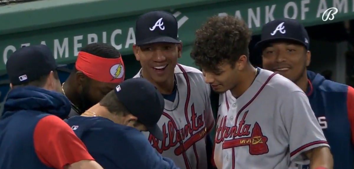 The Braves players had the most wholesome reaction to Vaughn Grissom’s epic first MLB homer