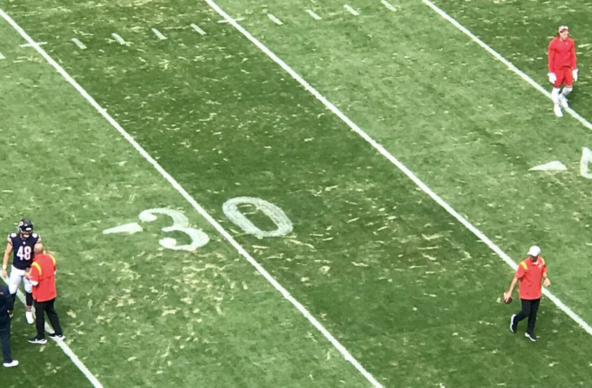 Soldier Field’s grass was in horrendous shape for the Bears-Chiefs preseason game and NFL fans couldn’t believe it