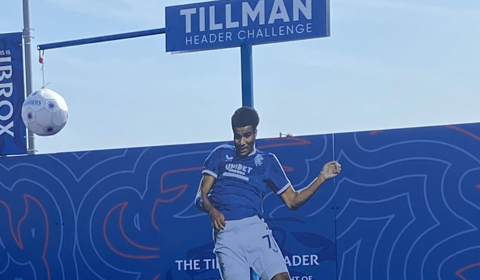 The ‘Tillman Header Challenge’ is now a thing at Rangers