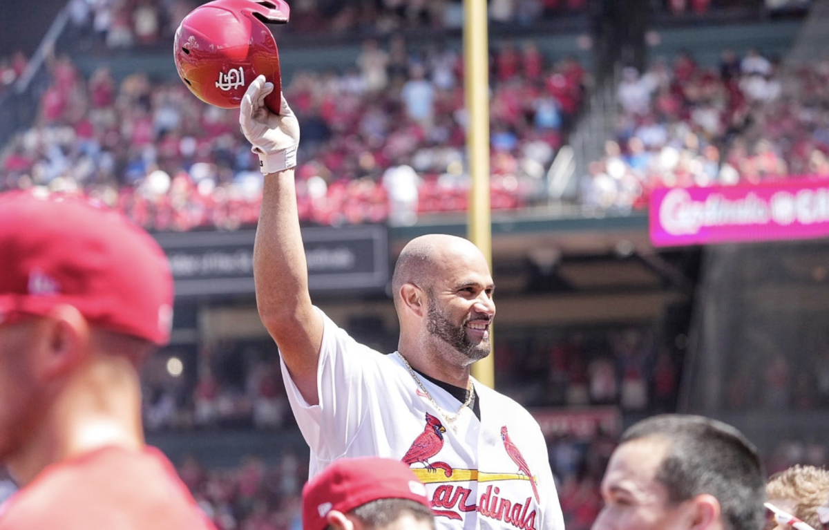 Albert Pujols pinch-hit a stunning grand slam for his 690th career home run, and MLB fans were amazed