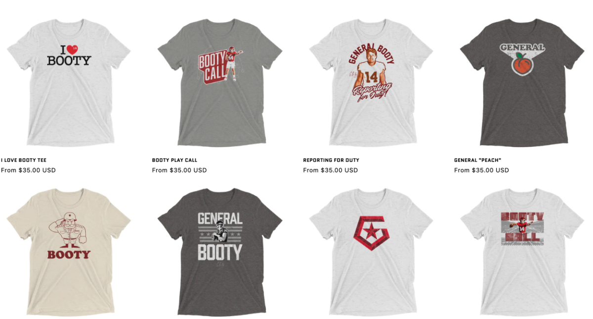 Beloved Oklahoma QB General Booty now has a line of NIL merch and it’s absolutely fabulous