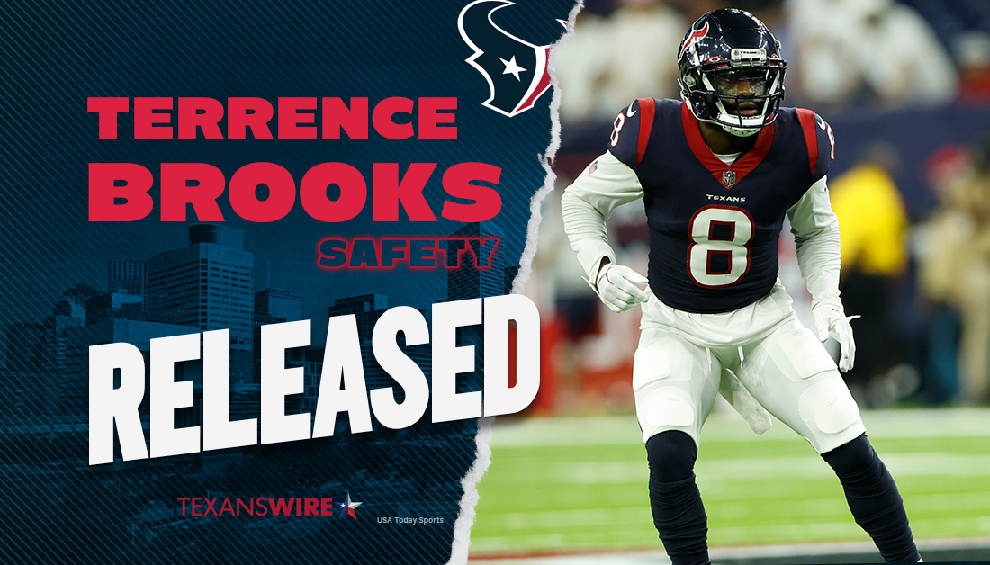 Texans release S Terrence Brooks