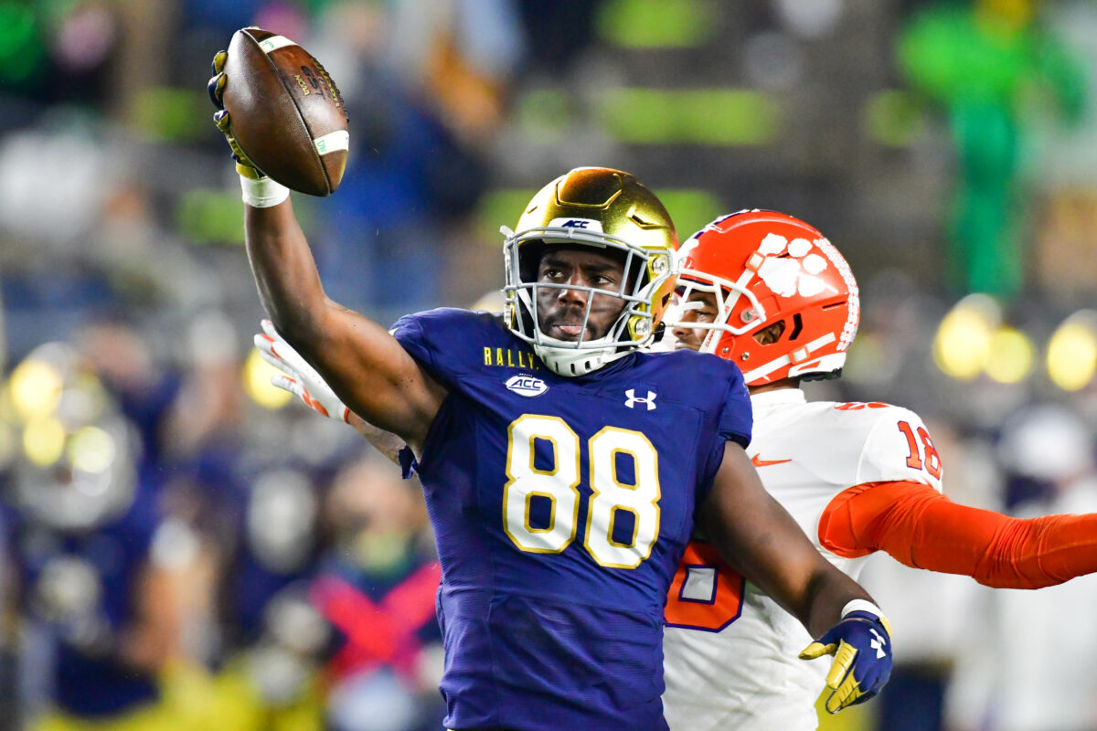 A third former Notre Dame wide receiver joins Steelers