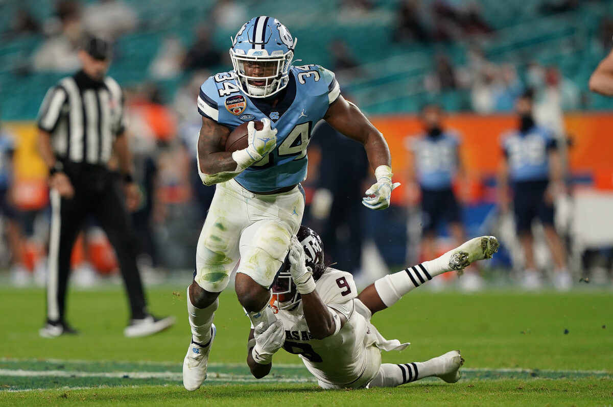 UNC RB British Brooks expected to miss all of 2022 season