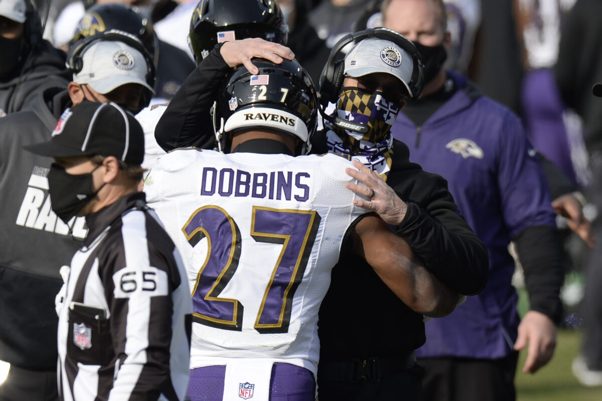 Ravens HC John Harbaugh shares thoughts on progress of RB J.K. Dobbins